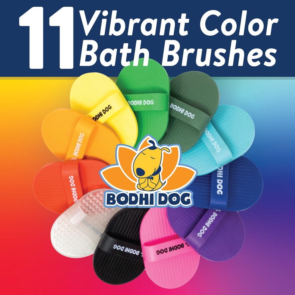 Bodhi Dog Rubber Bath & Grooming Brush — Blue