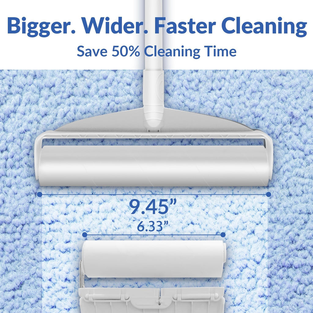 DELOMO Extra-Wide Lint Roller with Extendable Handle