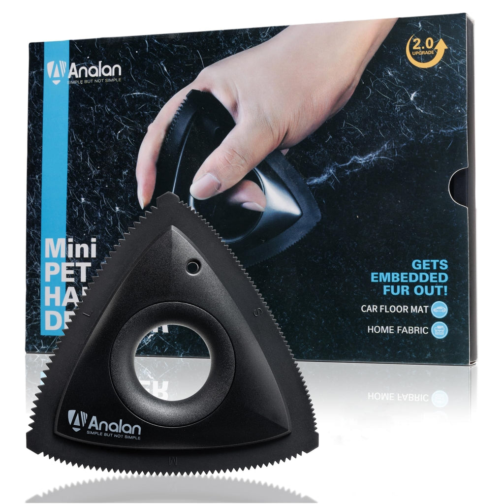 Analan Mini Pet Hair Remover — Black