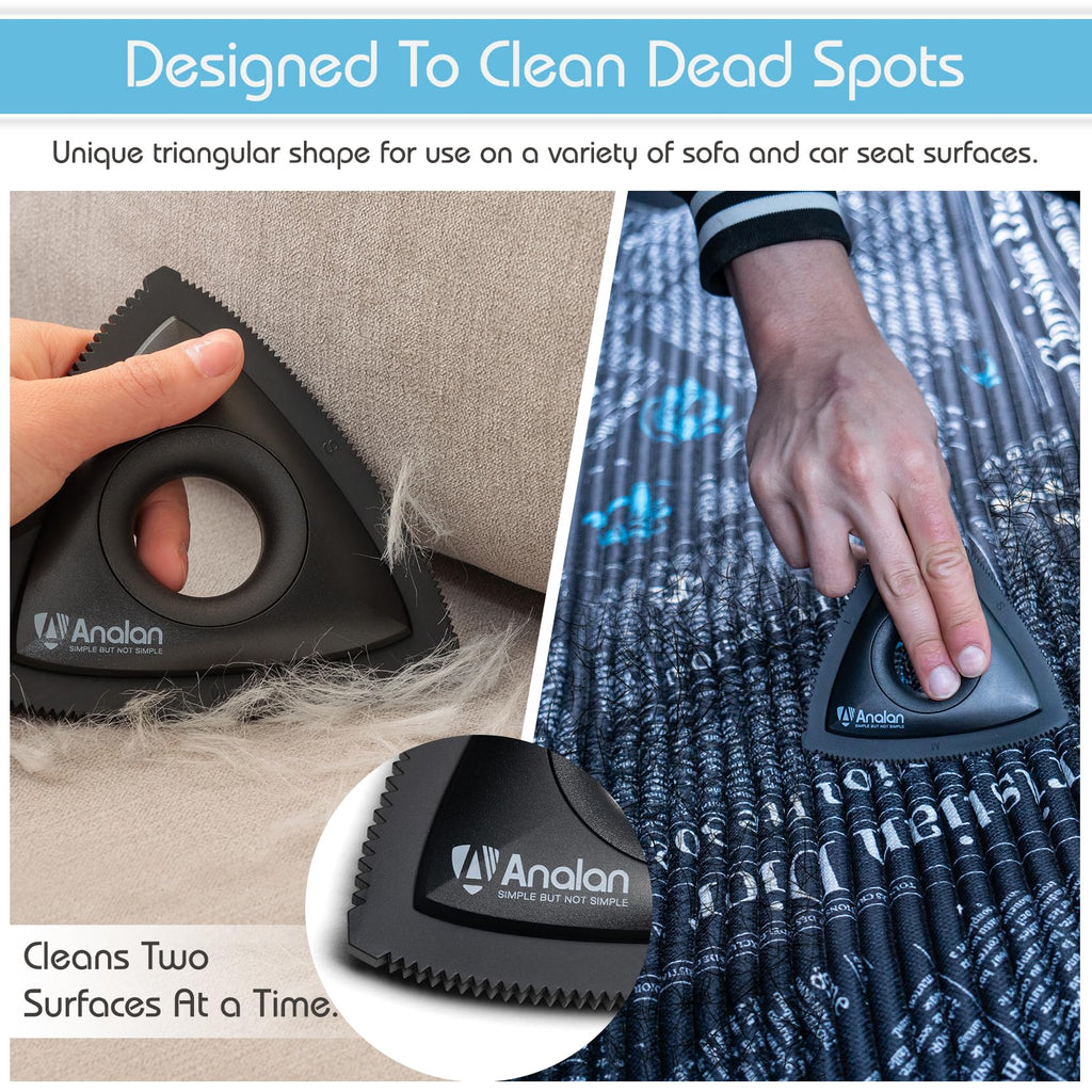 Analan Mini Pet Hair Remover — Black
