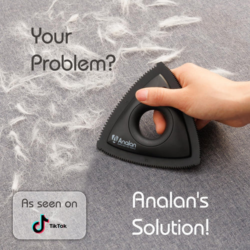 Analan Mini Pet Hair Remover — Black